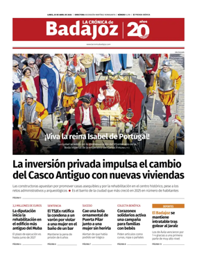 Cover of La Cronica de Badajoz BE