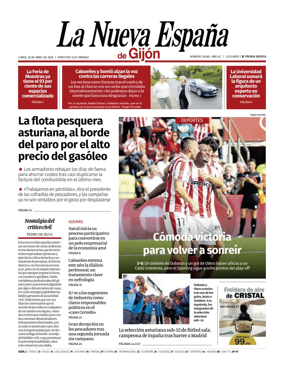 Cover of La Nueva Espana (Gijon)