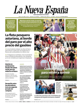 Cover of La Nueva Espana (Occidente)