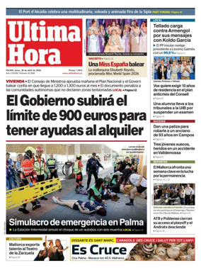 Cover of Ultima Hora