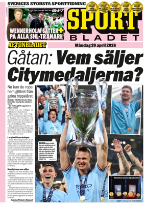 Cover of Sportbladet
