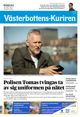 Cover of Vasterbottens-Kuriren