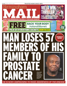Cover of Birmingham Mail