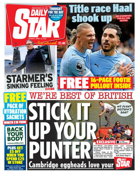 Cover of Daily Star