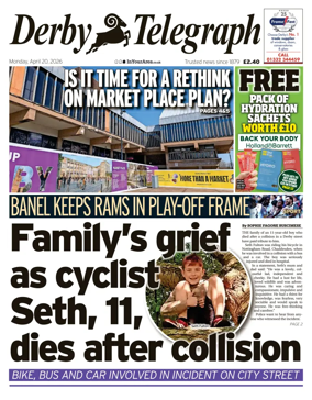Cover of Derby Telegraph