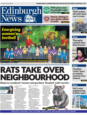 Cover of Edinburgh Evening News