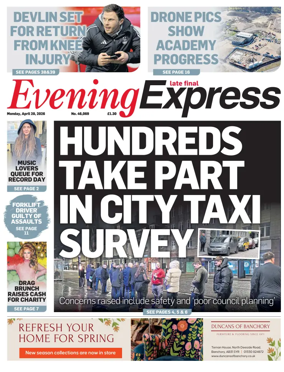 Cover of Evening Express