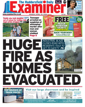 Cover of Huddersfield Daily Examiner
