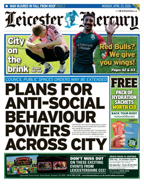Cover of Leicester Mercury
