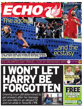 Cover of Liverpool Echo