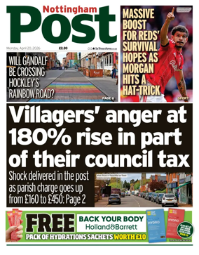 Cover of Nottingham Post