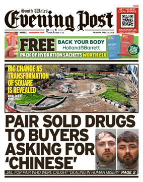 Cover of South Wales Evening Post
