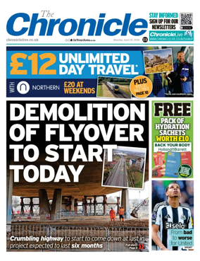 Cover of The Chronicle (South Tyneside and Durham)