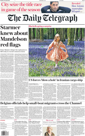 Cover of The Daily Telegraph