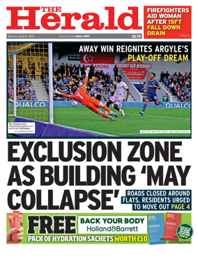 Cover of The Plymouth Herald