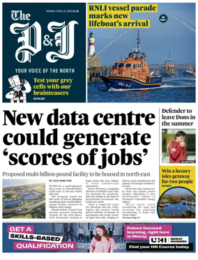 Cover of The Press and Journal (Aberdeen and Aberdeenshire)