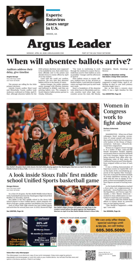 Cover of Argus Leader