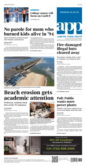 Cover of Asbury Park Press
