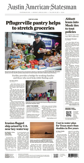 Cover of Austin American-Statesman