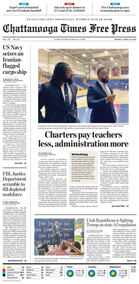 Cover of Chattanooga Times Free Press