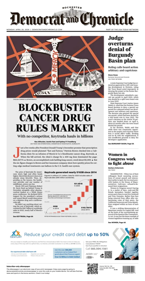 Cover of Democrat and Chronicle