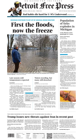 Cover of Detroit Free Press