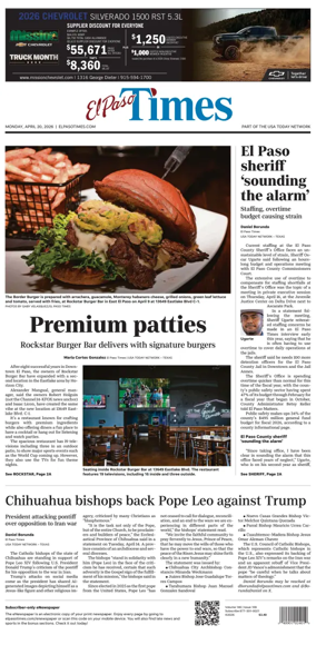 Cover of El Paso Times