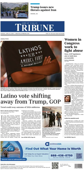 Cover of Great Falls Tribune