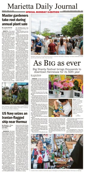 Cover of Marietta Daily Journal