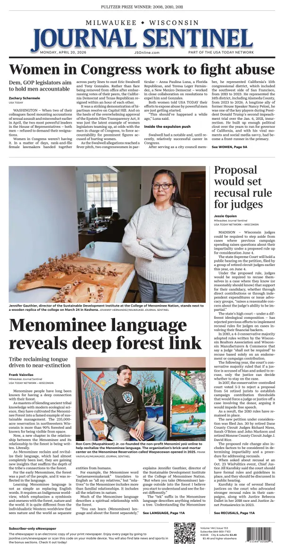 Cover of Milwaukee Journal Sentinel