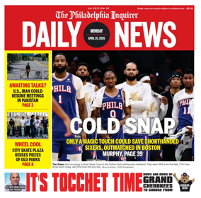 Cover of Philadelphia Daily News