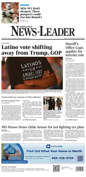 Cover of Springfield News-Leader