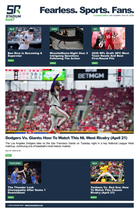 Cover of Stadium Rant
