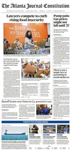 Cover of The Atlanta Journal-Constitution