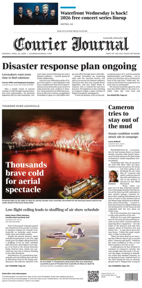 Cover of The Courier-Journal (Louisville)