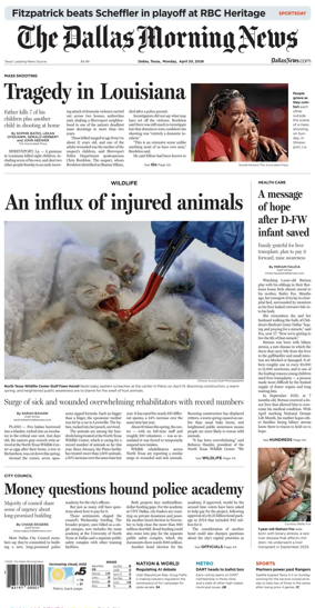 Cover of The Dallas Morning News