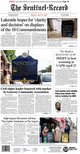 Cover of The Sentinel-Record
