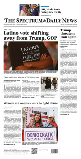 Cover of The Spectrum & Daily News