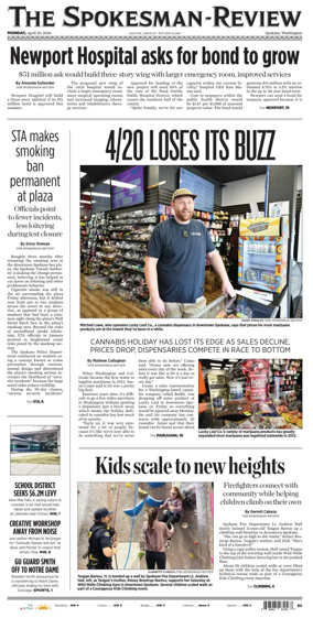 Cover of The Spokesman-Review (Spokane)
