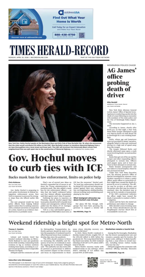 Cover of Times Herald-Record