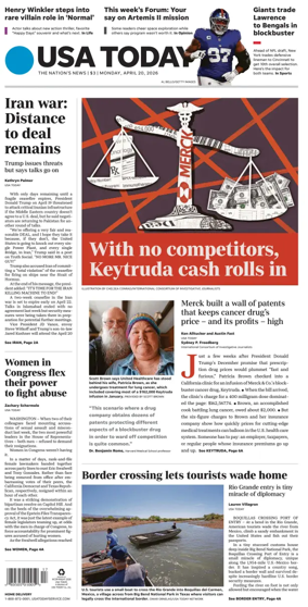 Cover of USA TODAY US Edition