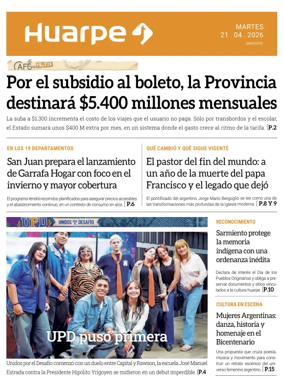 Cover of Diario Huarpe