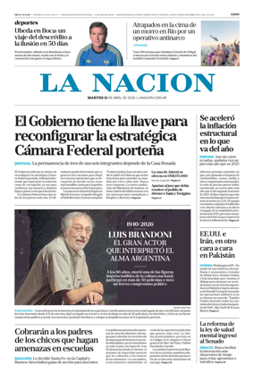 Cover of La Nacion