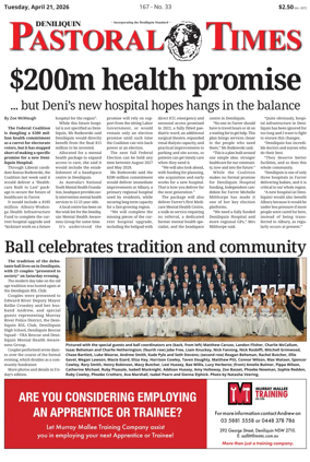 Cover of Deniliquin Pastoral Times