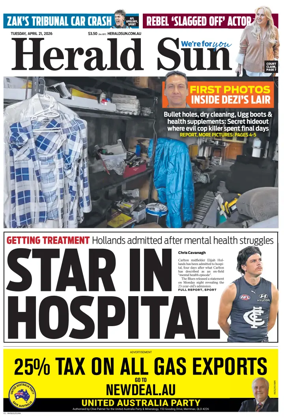 Cover of Herald Sun