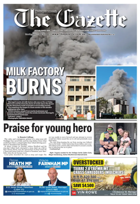 Cover of Warragul & Drouin Gazette