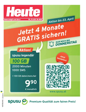 Cover of Heute - Niederosterreich Ausgabe