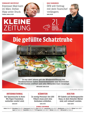 Cover of Kleine Zeitung Kaernten
