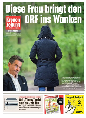 Cover of Kronen Zeitung