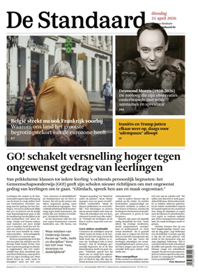 Cover of De Standaard